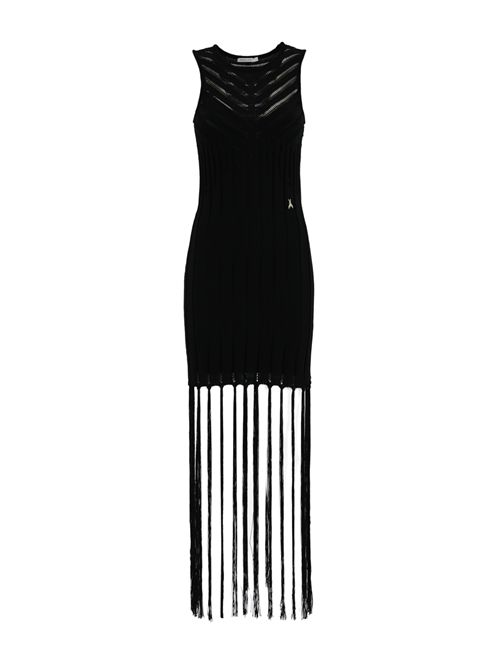 Abito traforato in viscosa con frange lunghe Patrizia Pepe | 2A2916 K260K103